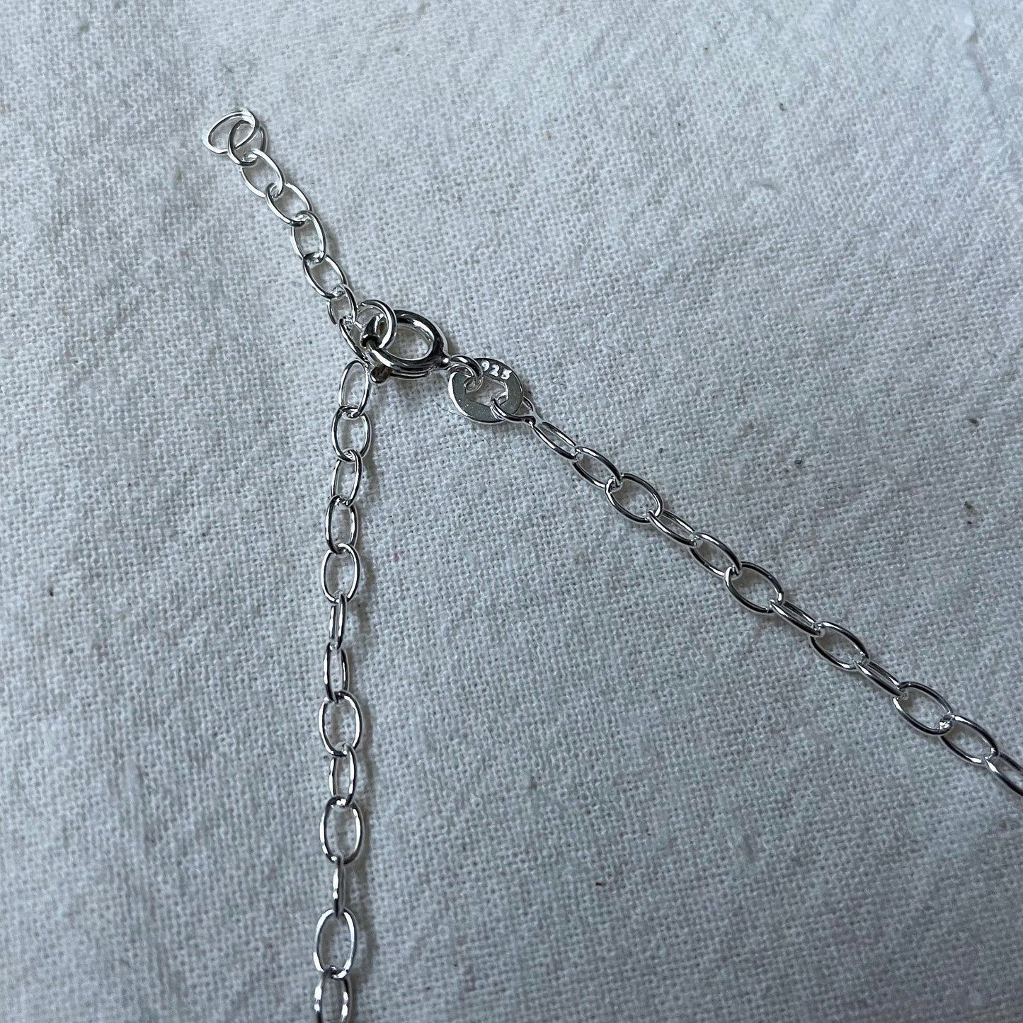 3 colour Sea Glass Cable Chain Bracelet