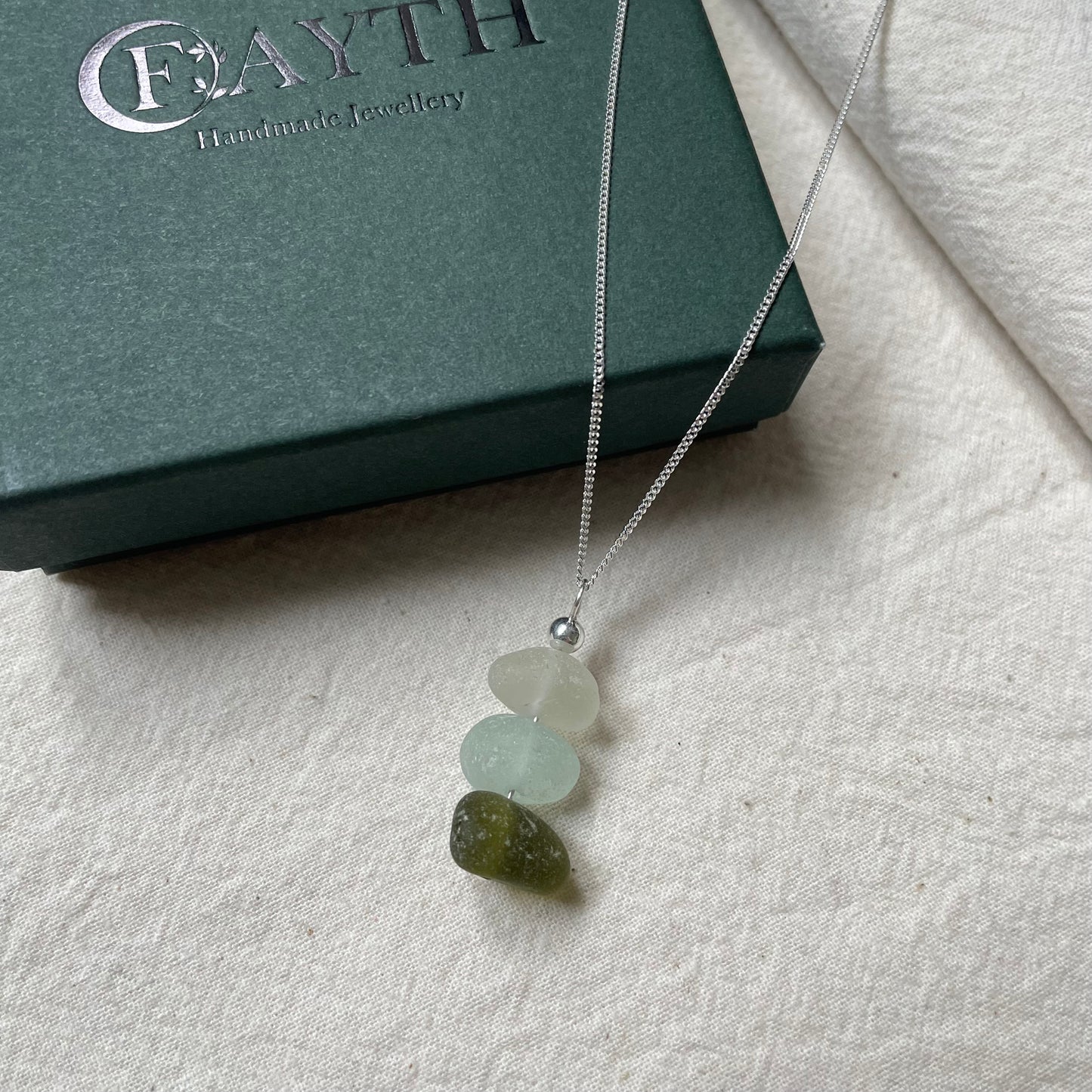 Sea Glass “Sea Stack” Necklace #302