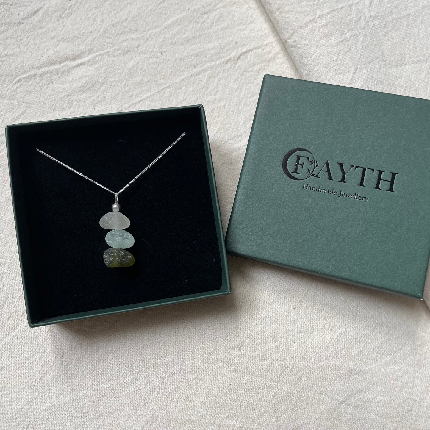 Sea Glass “Sea Stack” Necklace #302