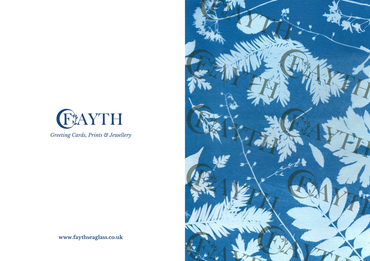Leaves & Flowers Greeting card