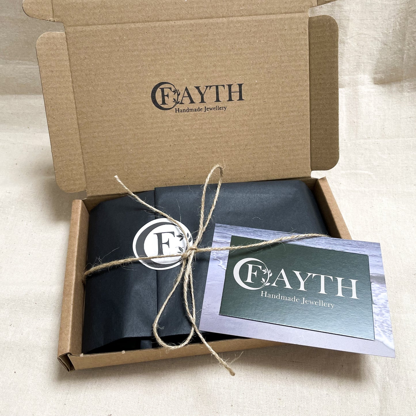 order wrapped up in cardboard box