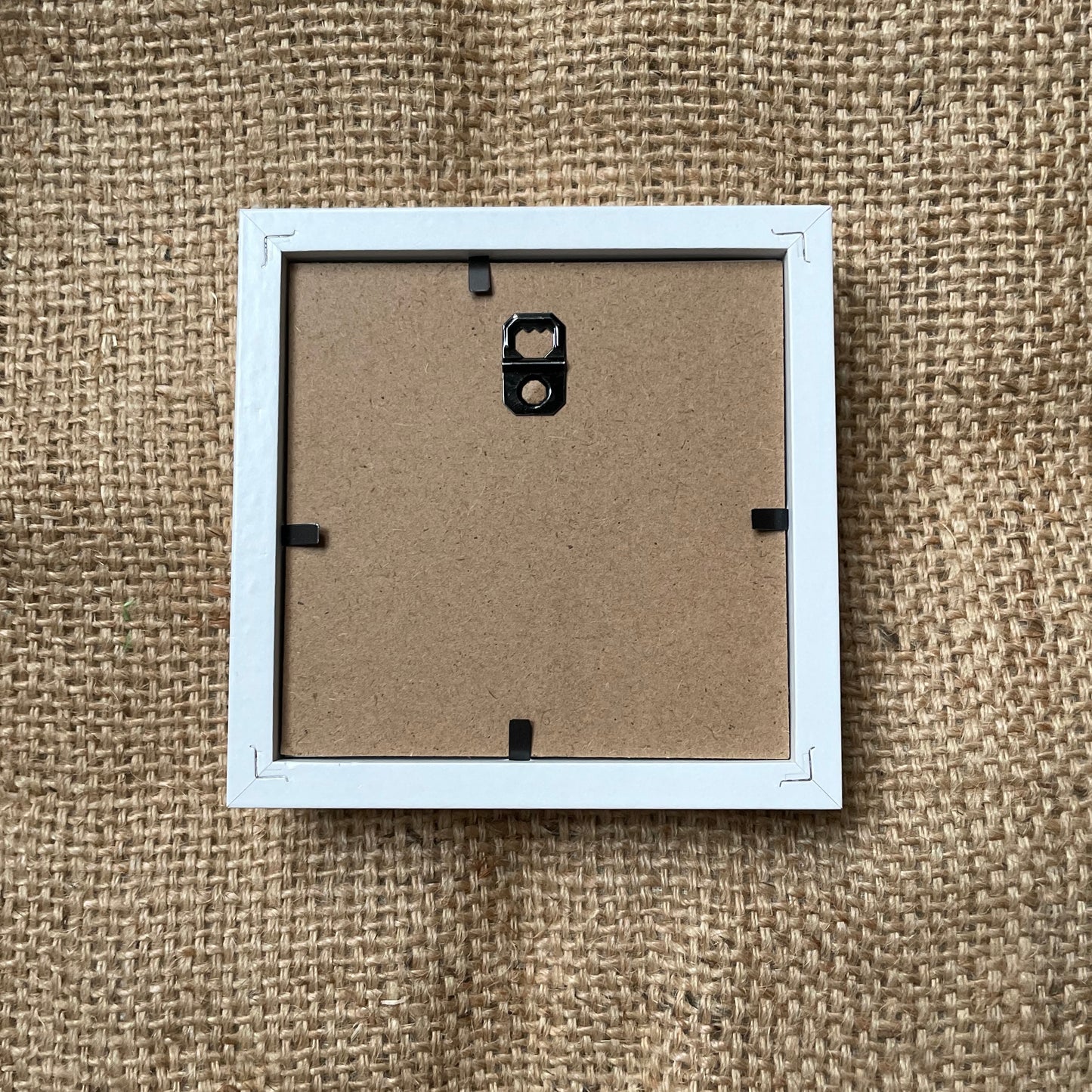 Blue & white seaglass cats frame