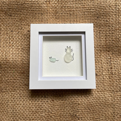 Cat & Mouse Seaglass Frame
