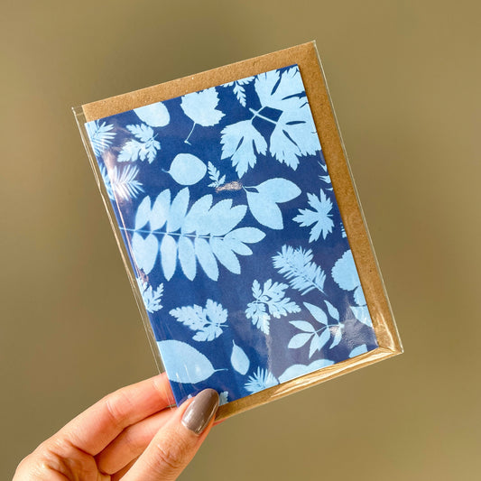 Multi Leaf Greeting card