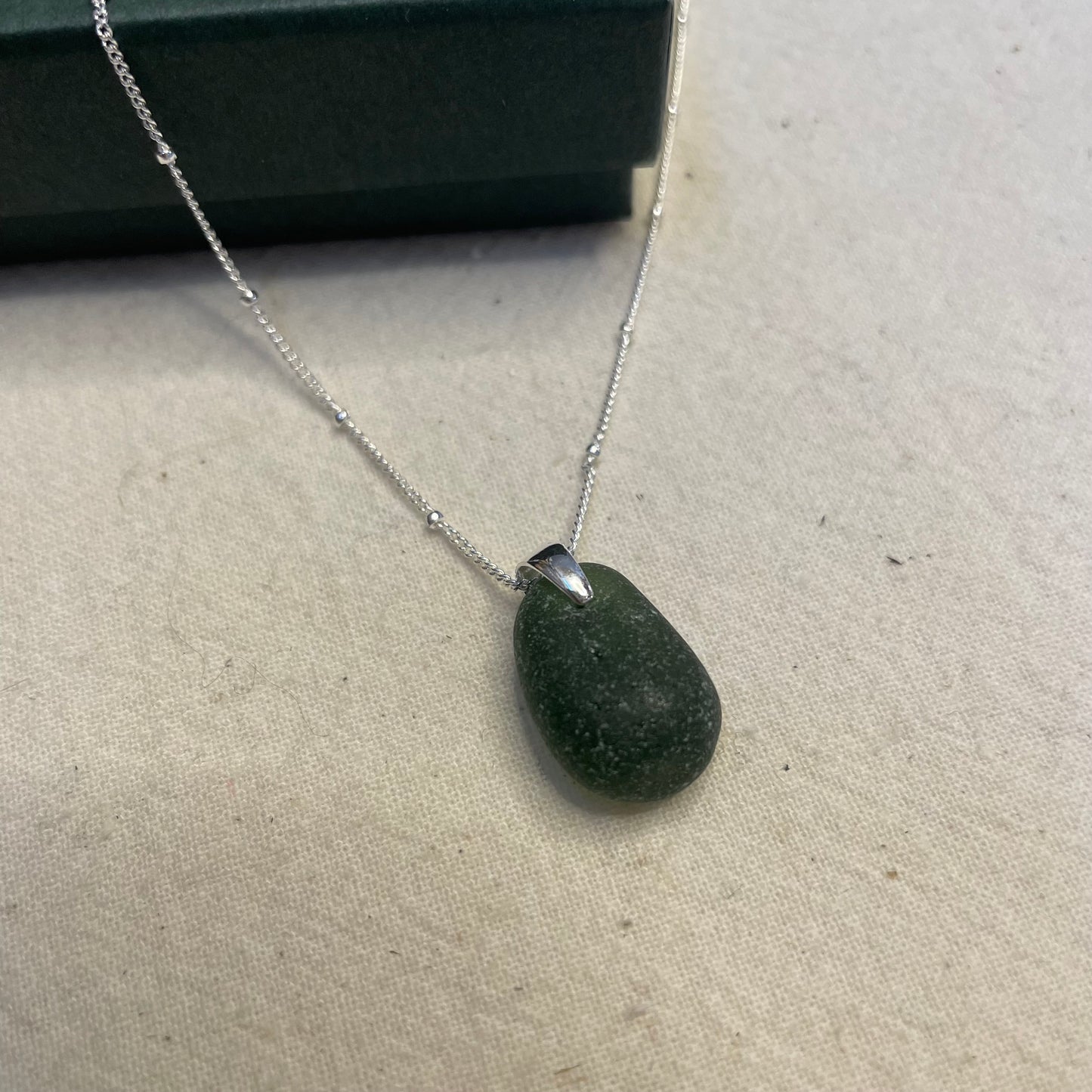 Green satellite summer sea Necklace (#700)