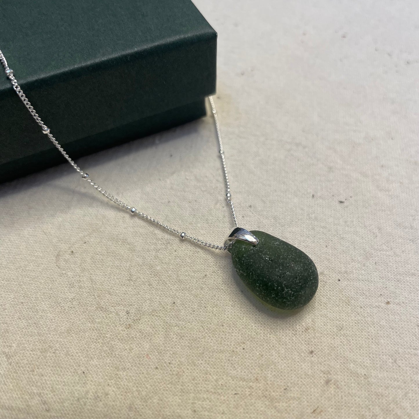 Green satellite summer sea Necklace (#700)