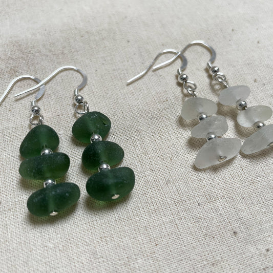 sea glass earrings