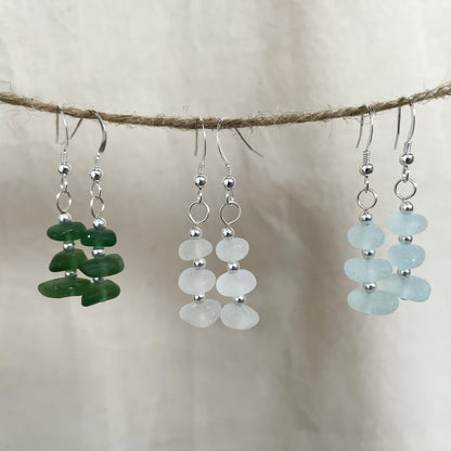 sea glass earrings